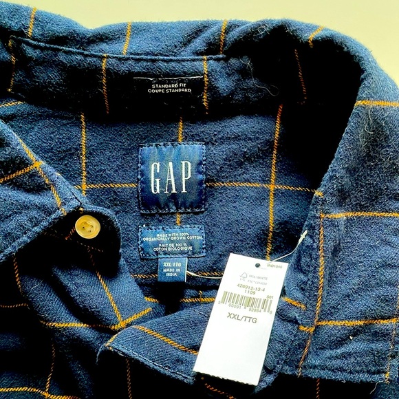 Gap Long Sleeve Flannel Shirt - Picture 4 of 4